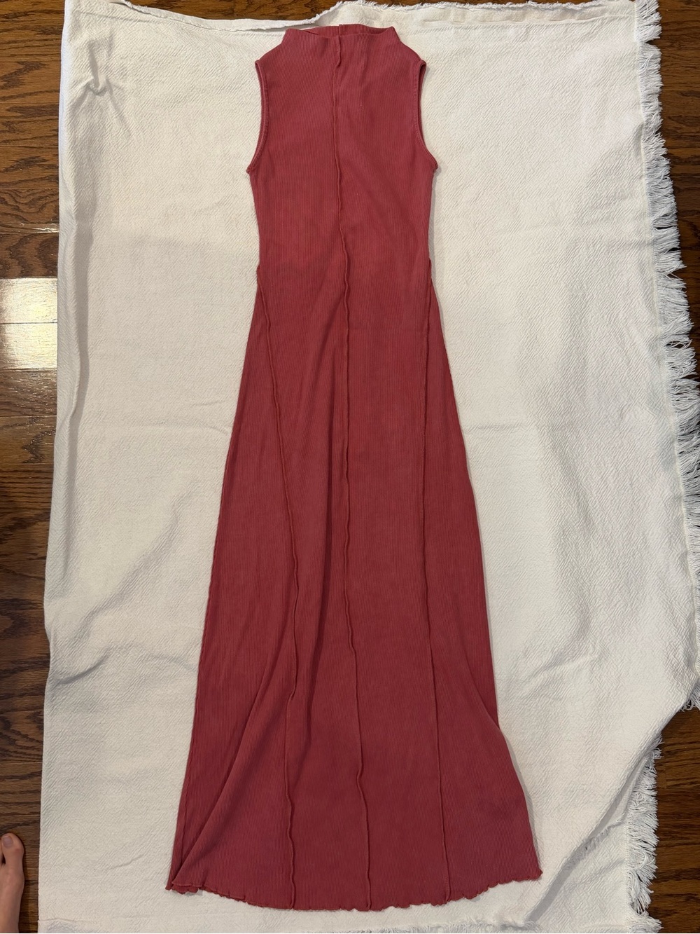 ASOS Sleeveless Maxi Dress in Rosewood